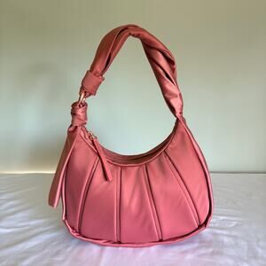 TUMI Asra Pink Shoulder Hand Bag with Rose-Gold Hardware Authentic
